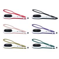 China OEM / ODM Ceramic Hair Straightener Brush Comb Curler Set With Clip on sale