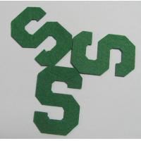 China Multi Color Self Adhesive Embroidery Patch 3M Sticker Embroidery Alphabet Letters on sale