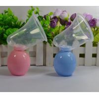 China BPA Free Latex Silicone Manual Breast Pump With Bottle Baby Sucking on sale