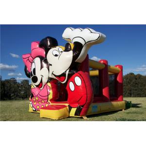 Wonderful Mickey Mouse Jumping Castle Inflatable Bounce House For Commercial Entertainment