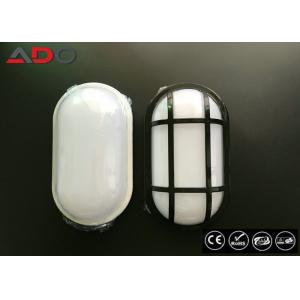 Black Color ABS 4000K LED Bulkhead Lamp / LED Outdoor Bulkhead Lights