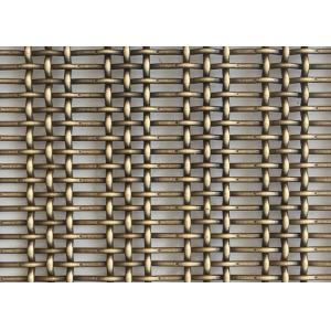 China 3.6mm Crimp Screen Wire Architectural Metal Mesh 1.5m Width supplier