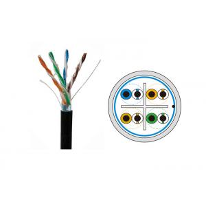 UTP Cat6 Gel Filled Outdoor Cable , Cat6 Direct Burial Ethernet Cable UV Resistant