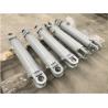 Blue Gray Welded Hydraulic Cylinder For Earth Moving Machine Truck Crane