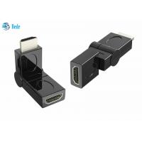 China Gold Plated HDMI Male To Female Swivel Adapter 90 180 270 360 Deg Rotatable on sale