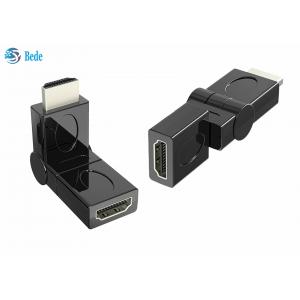 Gold Plated HDMI Male To Female Swivel Adapter 90 180 270 360 Deg Rotatable