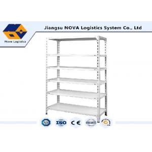 Cold Rolled Steel Commercial Shelving , Boltless Steel Shelving With High Density Board