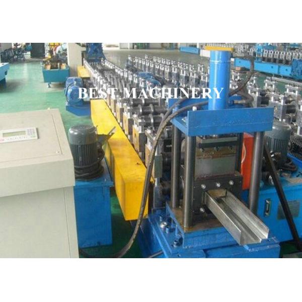 Buy cheap Full Auto Steel Profile Frame Roll Forming Machine Hydraulic Punching from wholesalers