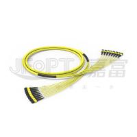 China LSZH 13.5mm MTP Patch Cord Multi Fiber Optic Trunk Cable 96 Fibers 8 Units G657A1 on sale