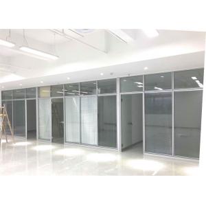 China 12mm Tempered Glass Single Glazed Partition , Full Height Glass Partition supplier