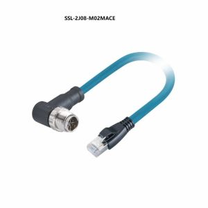 China Cordón de remiendo del Pin M12 Rj45 del código 8 del gato 6A X del cable de TPU Overmolding M12 Profinet on sale