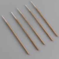 China Biodegradable Wooden Stick Mini Pointed Cotton Swab For Industrial Use on sale
