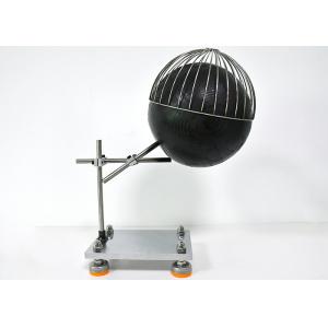 Wire Frame 200mm Dull Black Painted Wooden Sphere Device IEC 60335-2-23