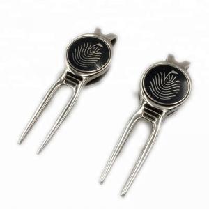 Custom Upscale New Metal Golf Divot Tool Pitch Fork For Men's Business Gifts Set