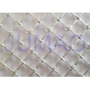 China 1/2 Inch Opening Decorative Wire Screen , Galvanized Steel Cabinet Mesh Grilles supplier