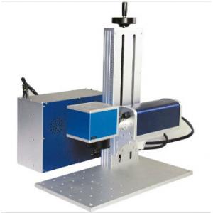 China Portable Laser Engraving Machine For Jewelry , Handheld Laser Marker Blue Color supplier