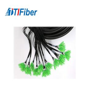 LC APC Connector Single Mode Fiber Pigtails Multi - Core For Communication Network