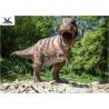 China Attractive Animatronic Jurassic Dinosaur Garden Ornaments Mouth Movement With Sounds wholesale