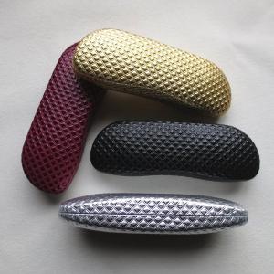 China Fashionable glasses cases with diamond leather design supplier