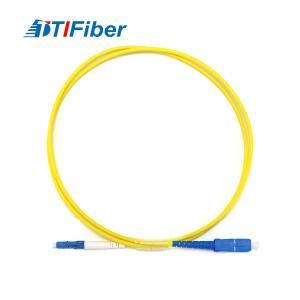 China Lc/Sc/Fc/St G652d 9/125 Sm Optical Fiber Patch Cord Simplex supplier