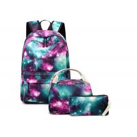 China Canvas Plenty Capacity Galaxy School Backpack 11.8*5.9*17.3 In For Boys Girls on sale