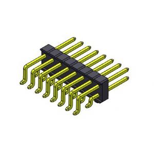 China Pin Header Connector 2.54mm Single Row  SMT TYPE With Pegs 2*2PIN To 2*40PIN H=2.54MM supplier
