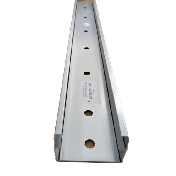 Galvanized Steel Drywall Partition Stud Track with 1 Hour Fire Rating and 10 Feet Length for Up To 200 Lbs Load Capacity