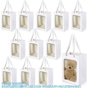 Bags With Window 10x7x5 Gift Bags For Mother'S Day Proposal Candy Gift, Festival Gift Packaging