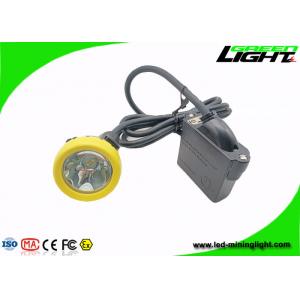 China IP68 1.65W 450mA Miner Led Cap Lamp Corded 20hs 216Lum supplier
