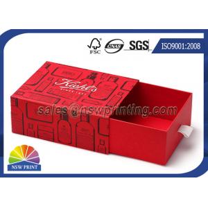 China Customized Rigid Paper Drawer Box for Hair Treatments / Body Soap / Lip Balm Kit supplier