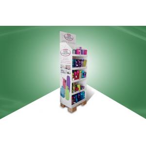 China Strong Stable 5 - Shelf Cardboard Pos Display For Cups And Bottles supplier