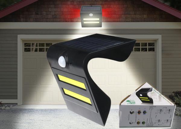 Instalación inalámbrica accionada solar de la luz de la pared del sensor de movimiento LED para los muelles