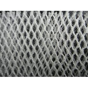 100 Polyester Stretch 3D Mesh Fabric For Cushion / Sport Shoes , Warp Knitted