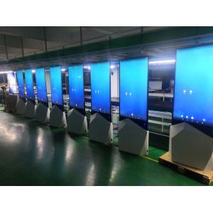 55" Transparent Glass LG Screen LCD Digital Signage Kiosk Capacitive Touch Advertising Player