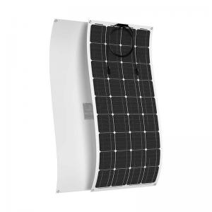 Flexible Solar Panel 120 Watts Power Output for Lightweight Roofs Boats BIPV Customer Requirements