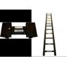 China High Strength Aluminum Foldable Step Ladder For Hostage Rescue / Round Criminals wholesale
