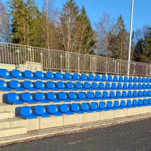 Football Stadium Chairs Plastic Stadium Seats Stadium Seats For Bleachers With Back Support