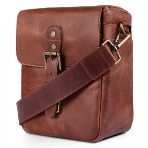 China Genuine Leather Business Handbag Female Male Crossbody Bags Office Laptop Briefcase Bag supplier