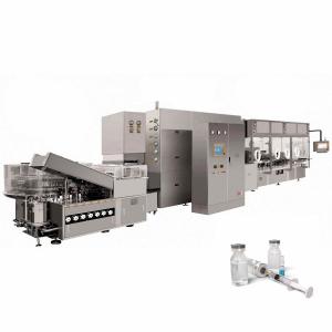Automatic Glass Bottle Production Line Washing Drying Sterilization Filling Sealing