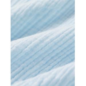 3 Layers 40S 110*100 Light Blue Gauze Fabric Infant Bath Towels Health