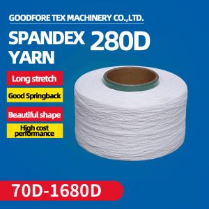 280D 100% Spandex Yarn 24F Filament Loops Threads Rope For Weaving Machine