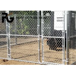 China Farm 5ft Black Chain Link Fence , White Vinyl Coated Chain Link Fence supplier