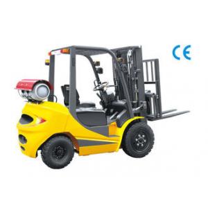 China Speed 20 km / H Dual Fuel Forklift 3.5 Ton , LPG Forklift Truck With Clear Visibility supplier