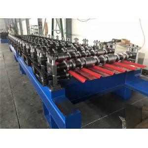 China Metal Roof Roll Forming Machine , Color Steel Sheet  Roofing Sheet Making Machine supplier