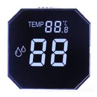 China LCD Display Segment Screen Round Octagonal Water Cup VA Seven Segment LCD Display For Temperature And Humidity LCD on sale
