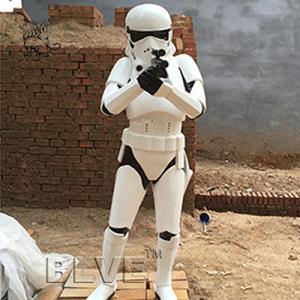 China star wars stormtrooper life size sculpture resin craft art fiberglass anime statues supplier