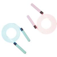 China Led Light Jumping Rope Colorful Skipping Rope 2021 New Design on sale