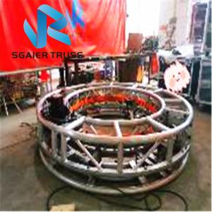 2m 6.5ft Diameter DMX Control Rotating Stage Truss For Night Bar Club