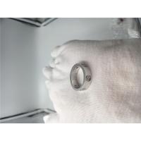 China No Gemstone  Love Ring , B4032500 18K White Gold Ring With 3 Diamonds on sale