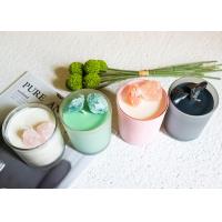 China 11 X 13cm Home Decoration Candles Luxury Aromatherapy Crystal Jar Soy Wax on sale